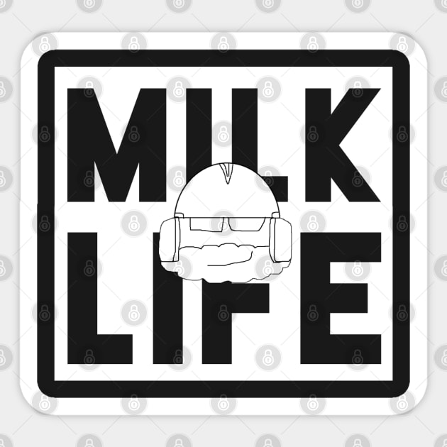 MILK LIFE New Sticker by TankByDesign